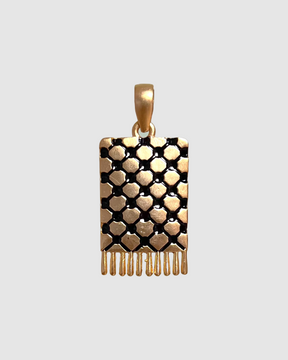 Kufiya pendant with chain