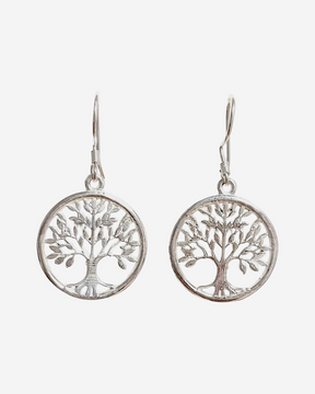 pendientes de madera de olivo