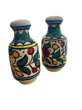 Ensemble sel et poivre vert