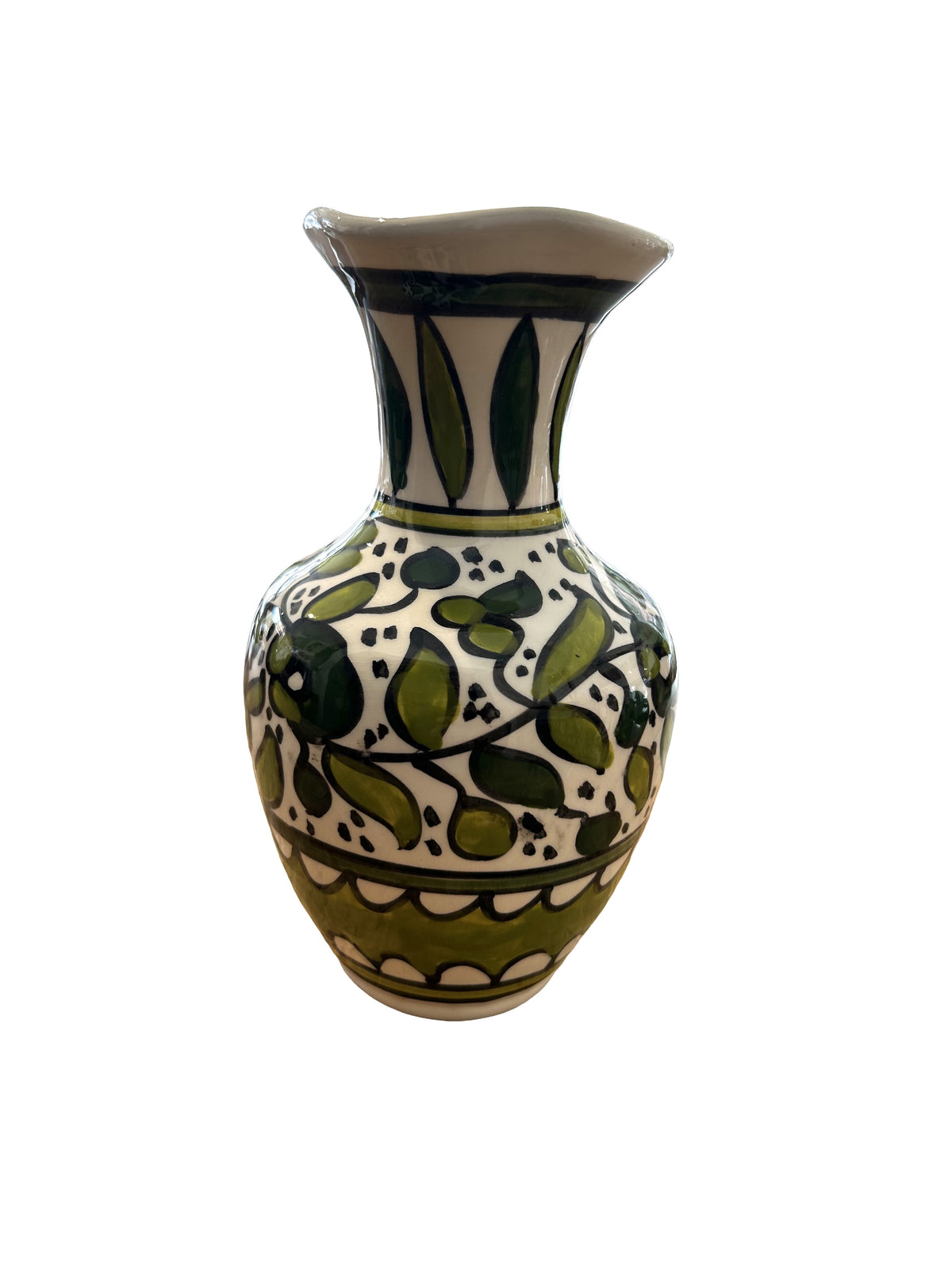 Al Khalil Vase, Light Green 18 cm