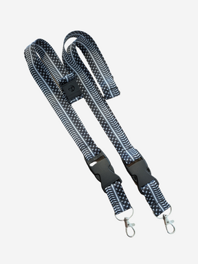 Lange sleutelhanger met kuffiye-patroon - set van 2.