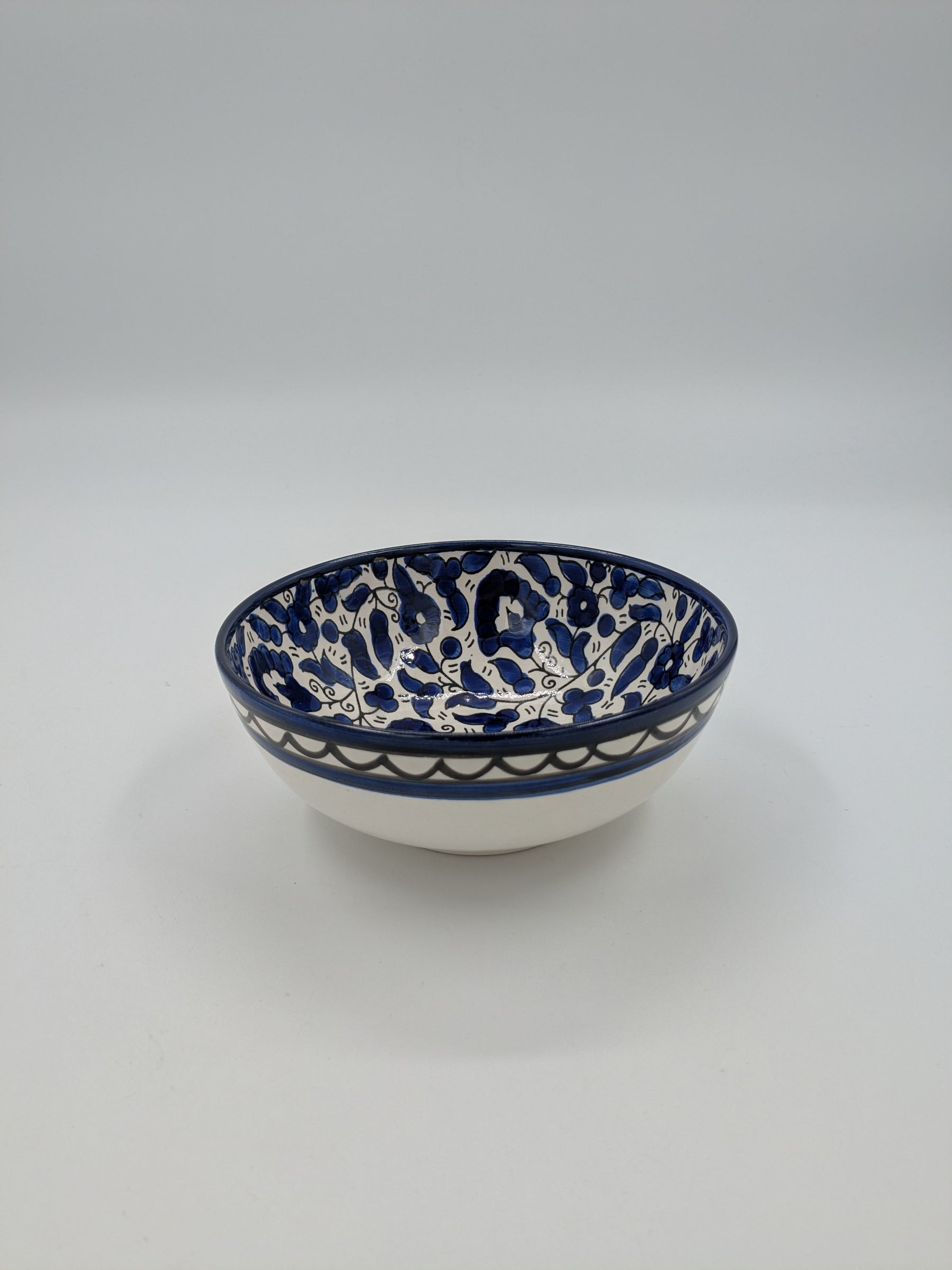 Schüssel 12 cm - Bordeaux/Grün