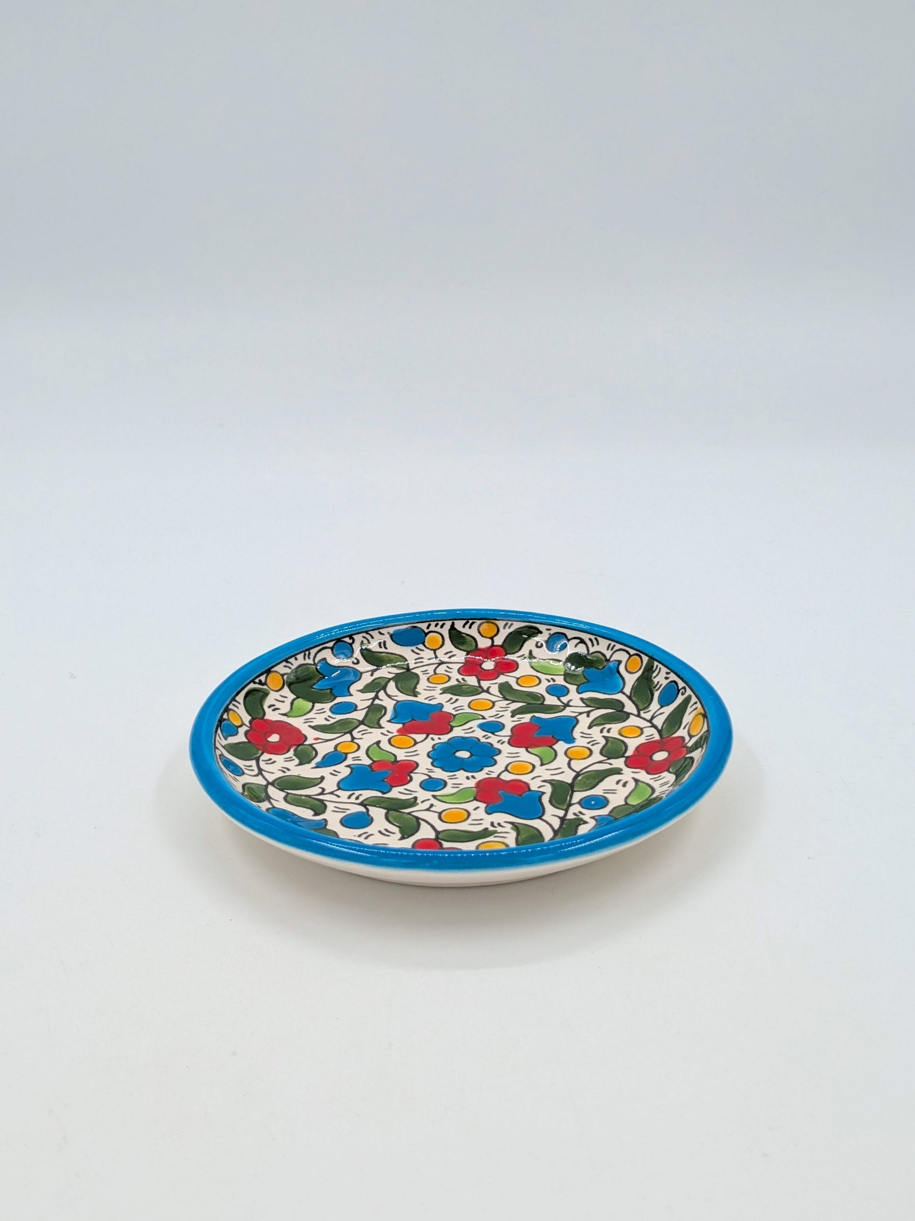 Piatto torta - azzurro