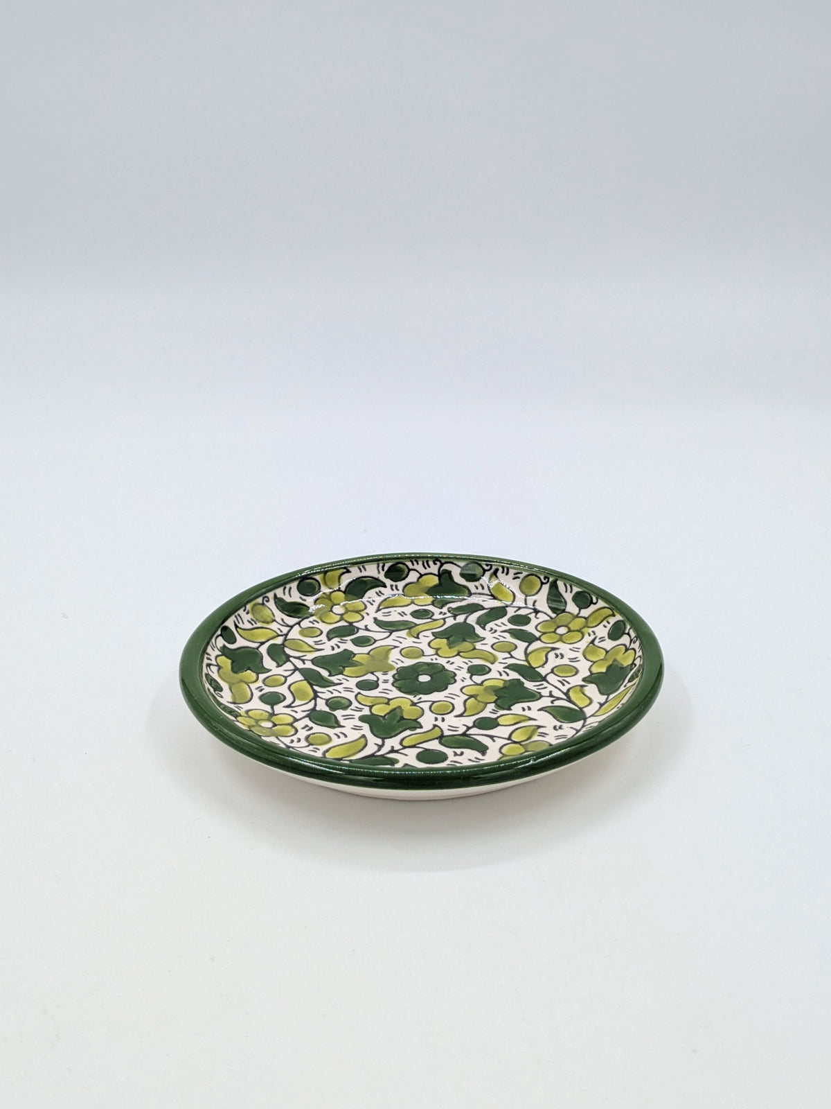 Cake plate - green