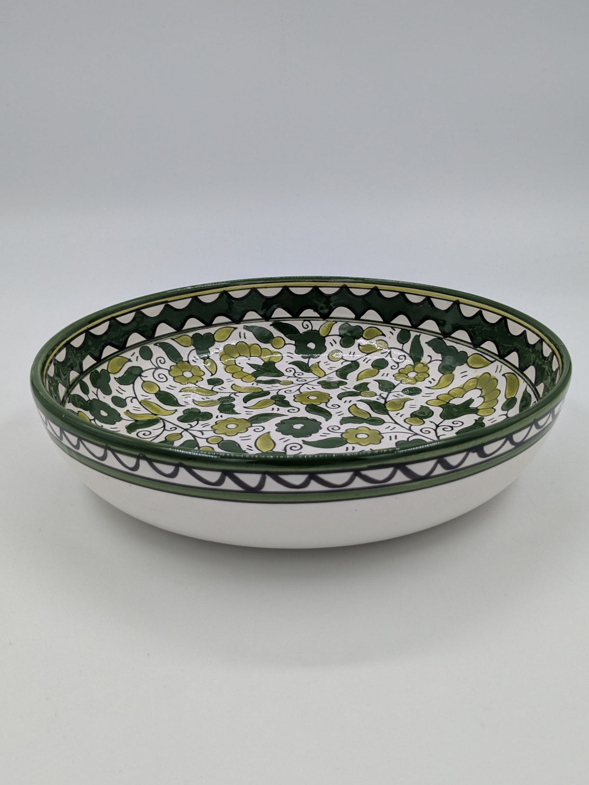 Serving dish 23 cm - green