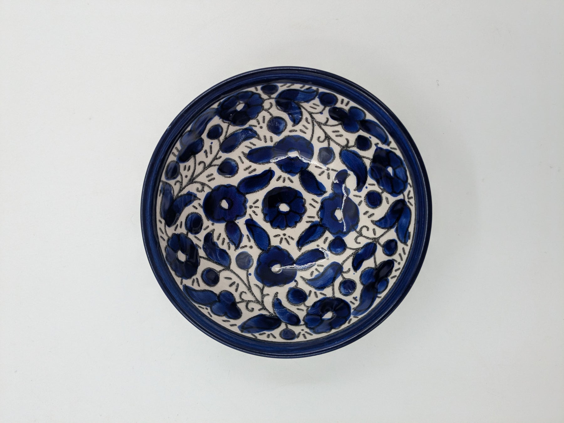 Schüssel 12 cm - Bordeaux/Grün