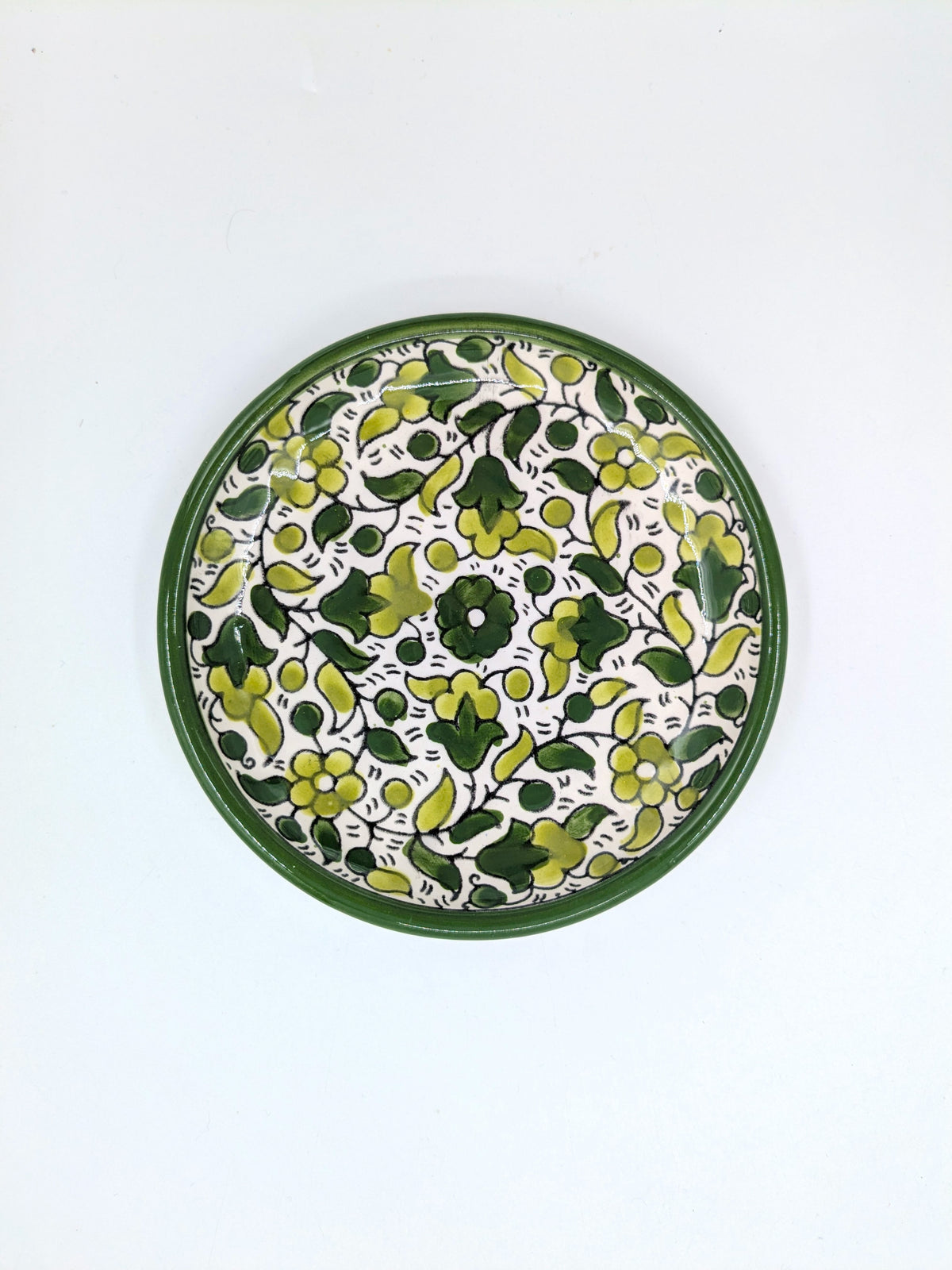 Cake plate - green