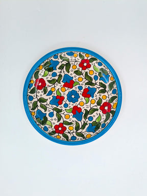 Piatto torta - azzurro