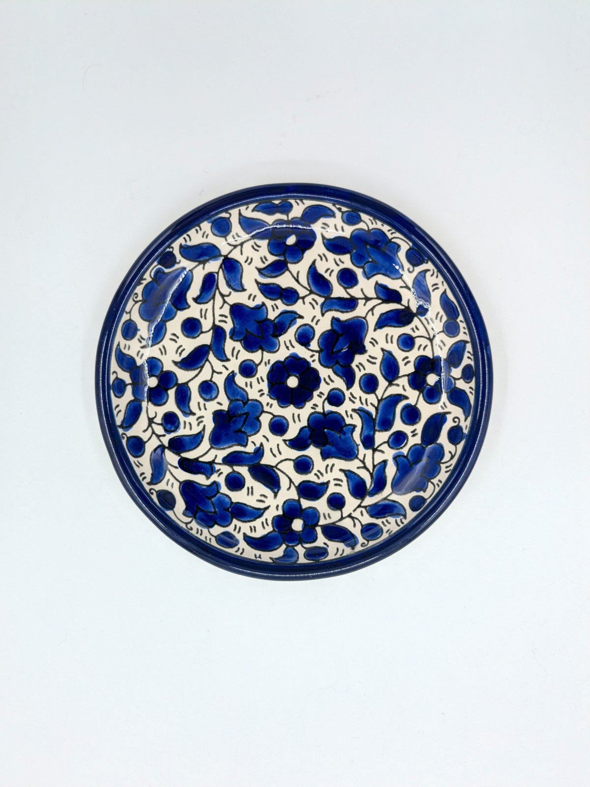 Cake plate - royal blue
