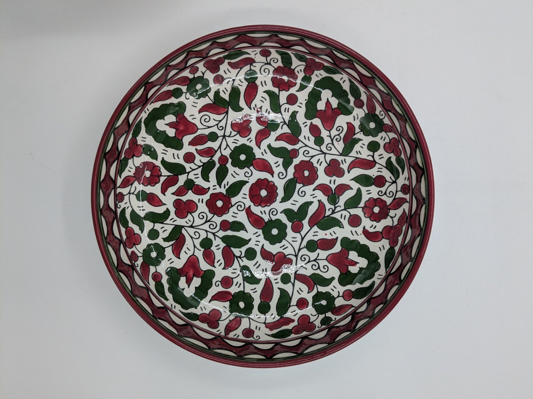 Jenin-skål oransje 15 cm