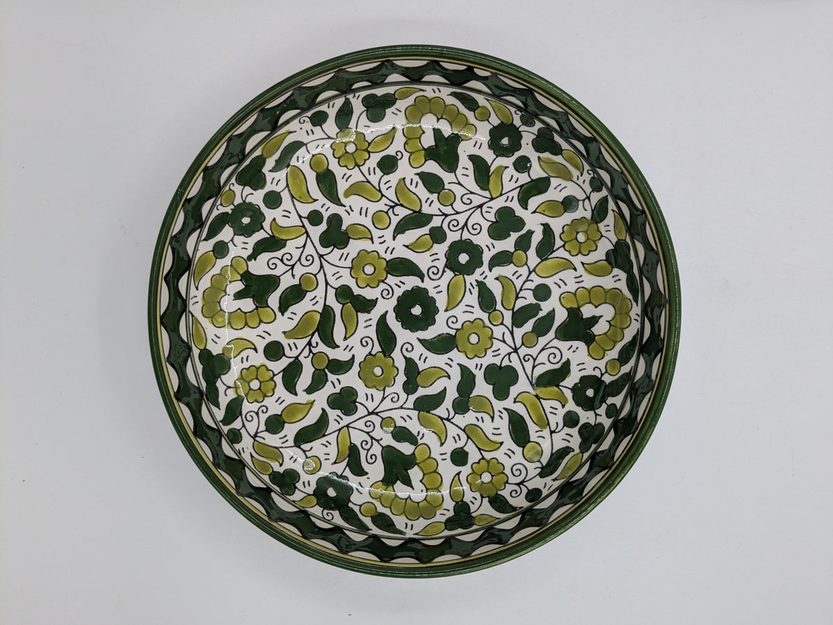 Serving dish 23 cm - green