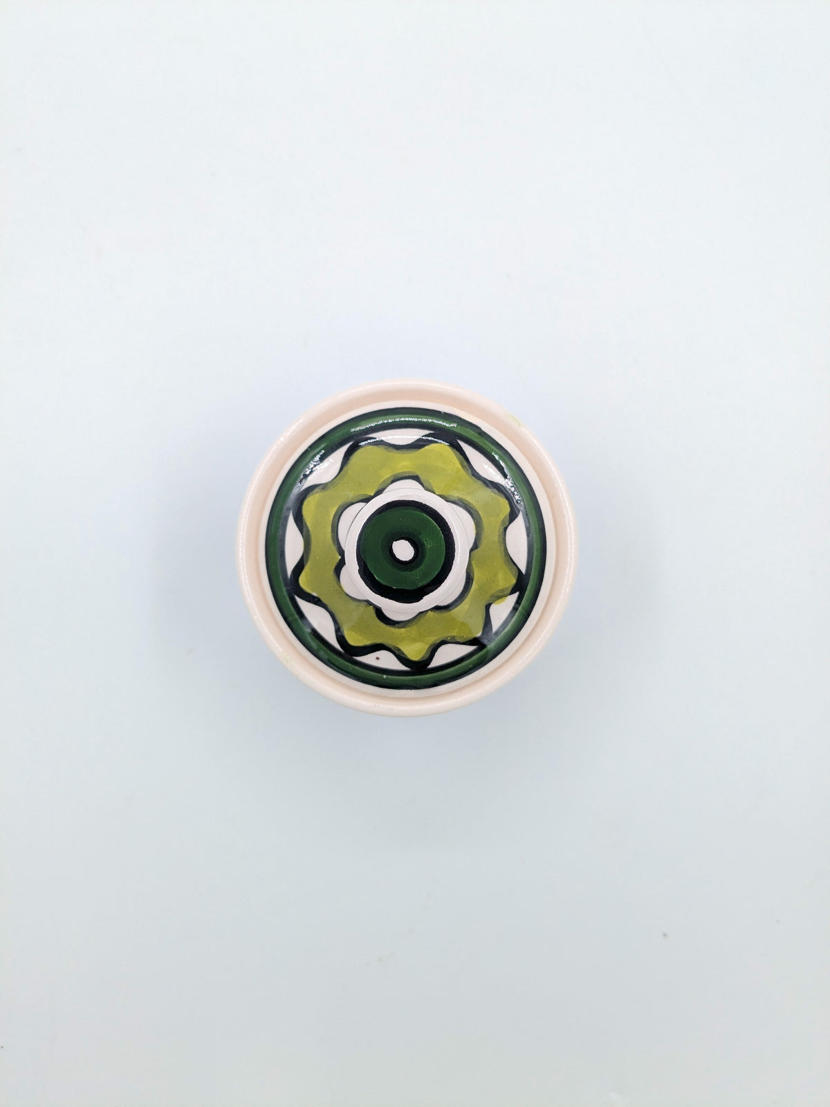 Jar with lid - green
