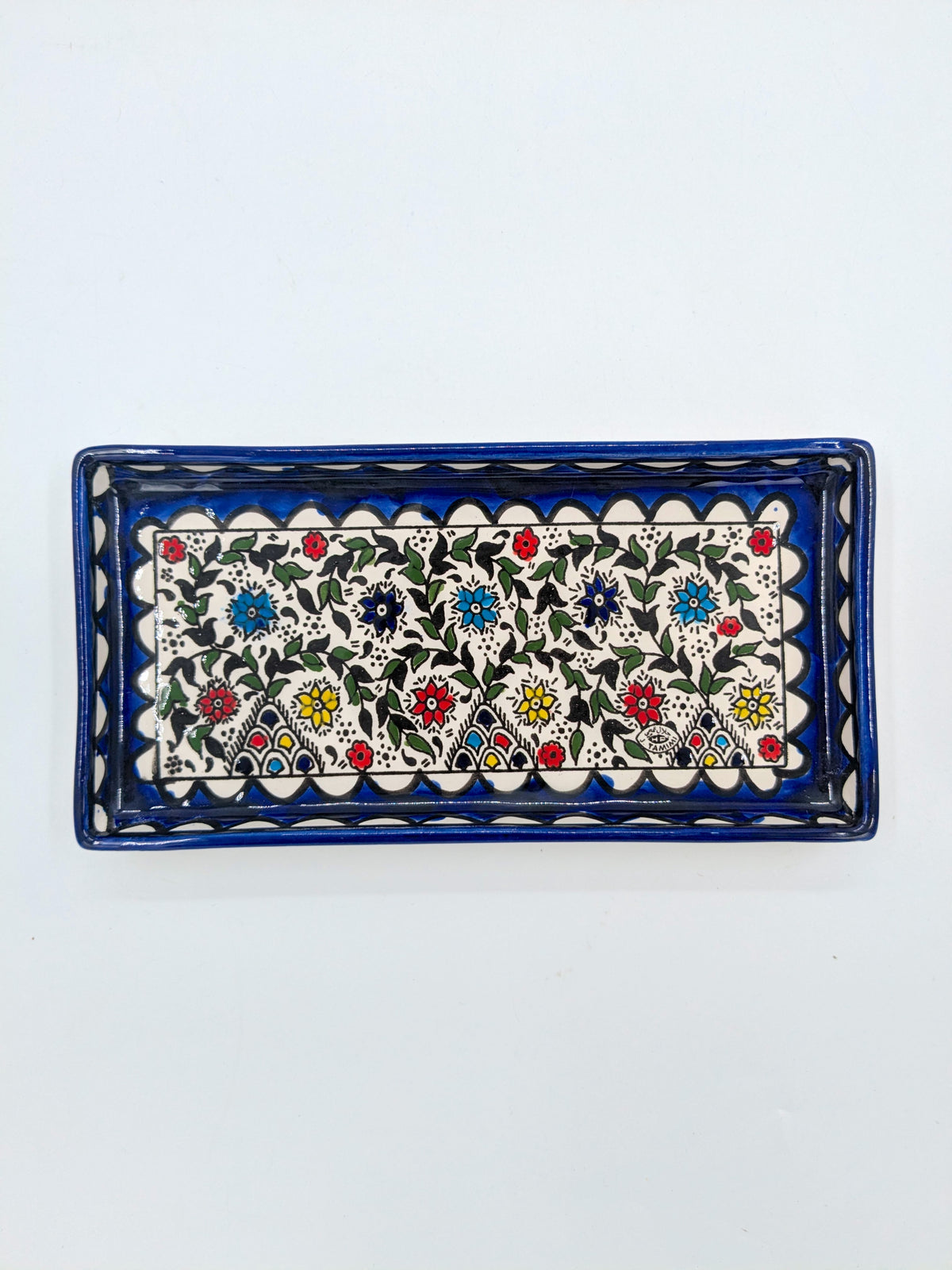 Serving dish - ramallah multi-coloured