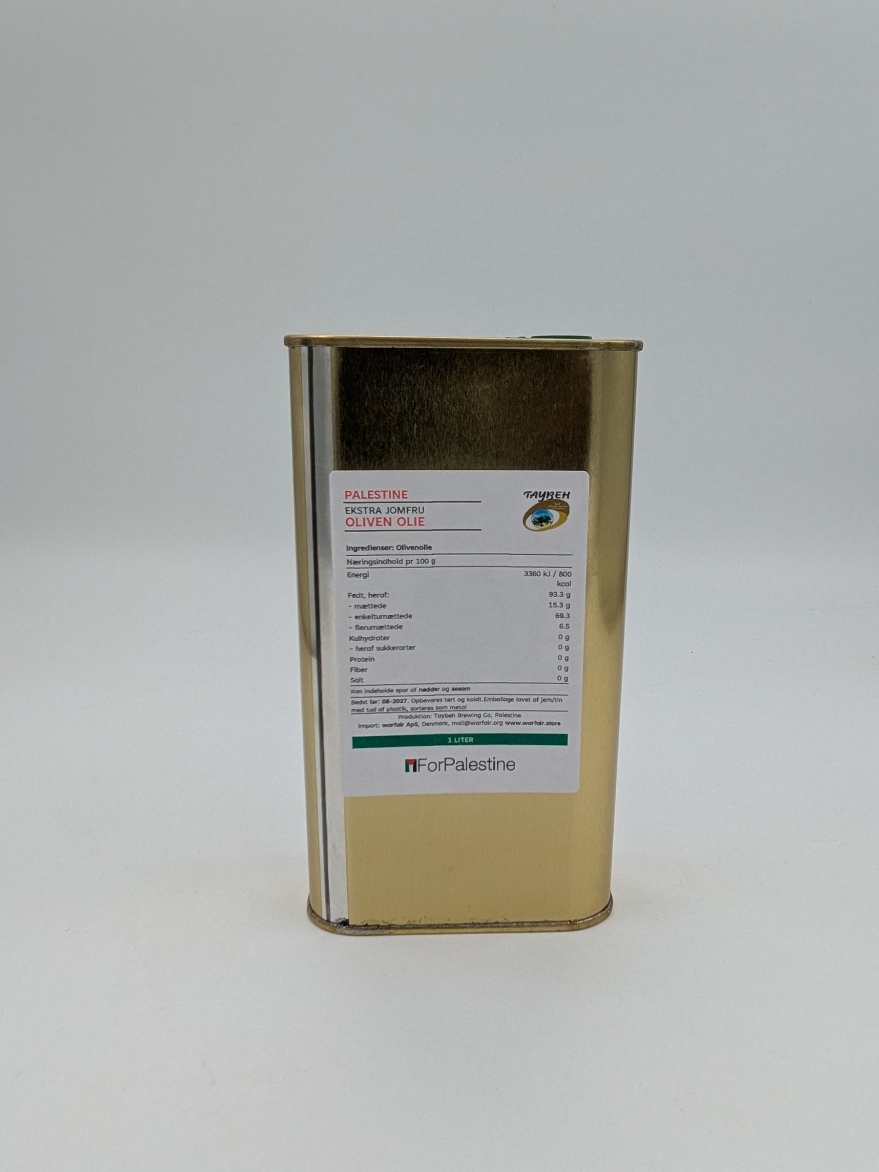 Extra Virgin Olive Oil from Palestine - 1L
