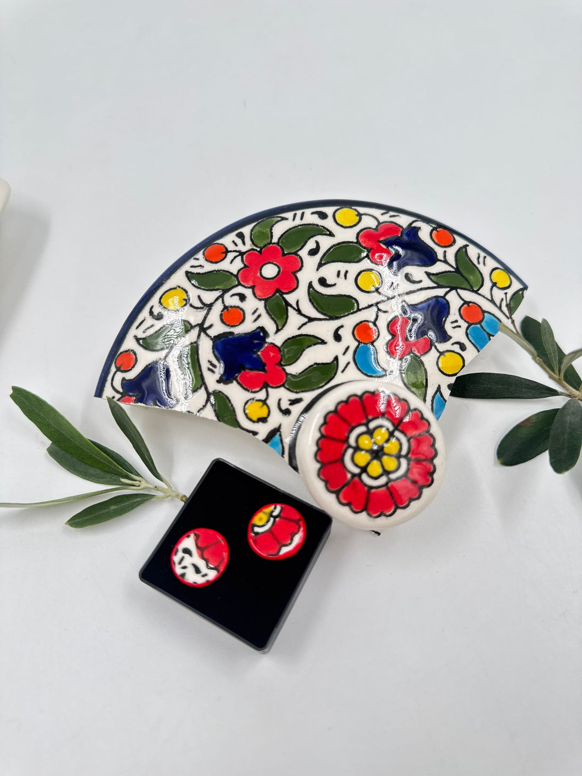 Håndlavede øreringe, 16 mm