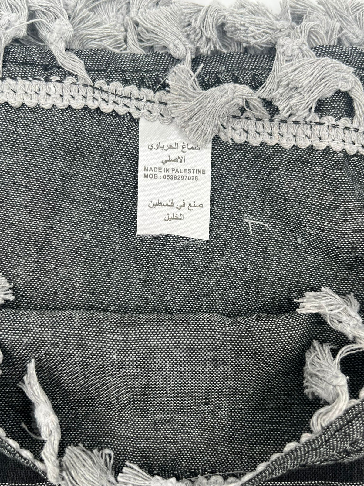 Hirbawi Kuffiyeh Grey & Black