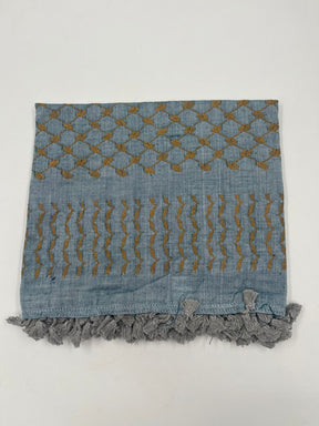 Hirbawi Kuffiyeh Grey & Brown