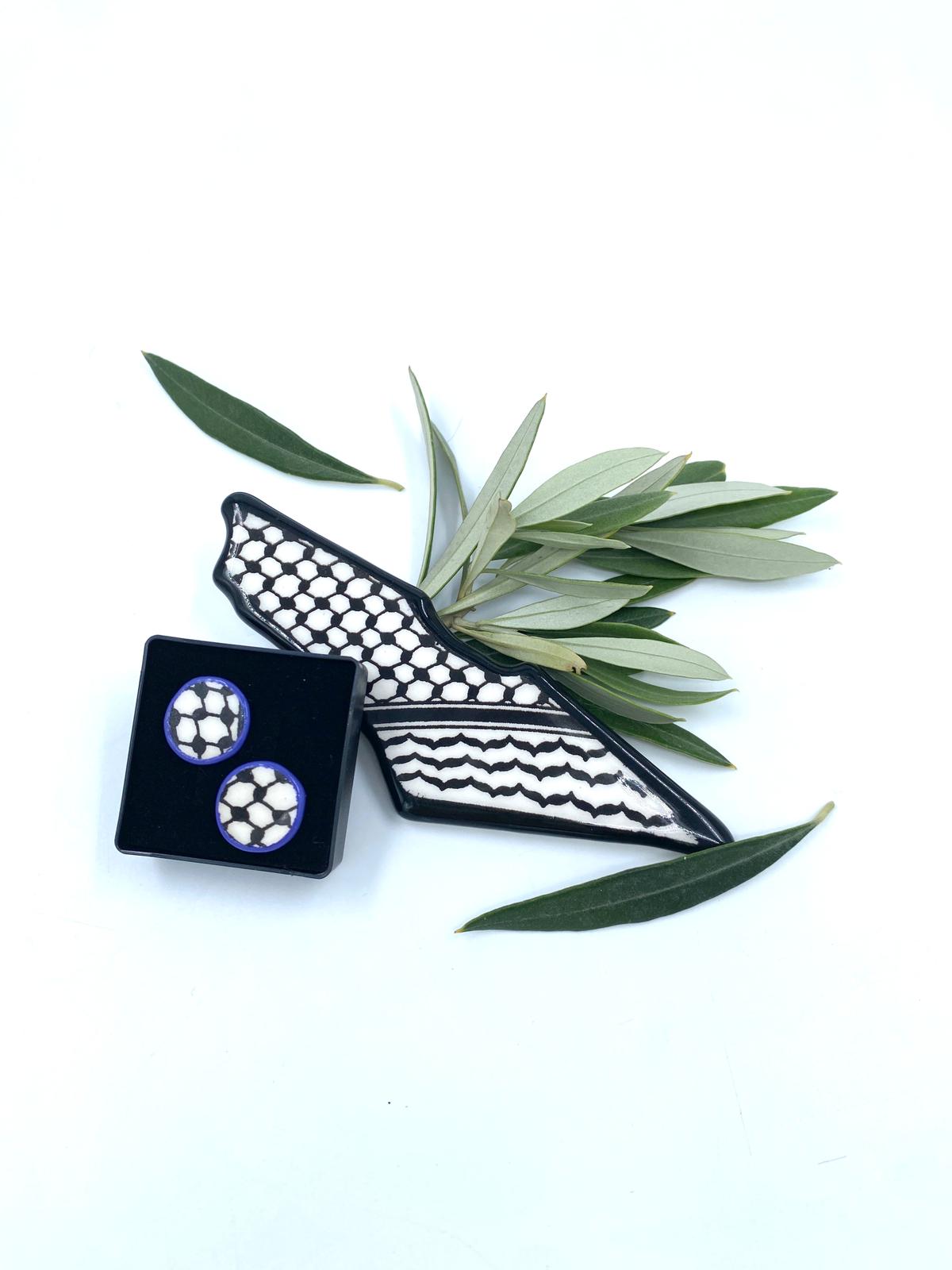 Håndlavede øreringe, 16 mm