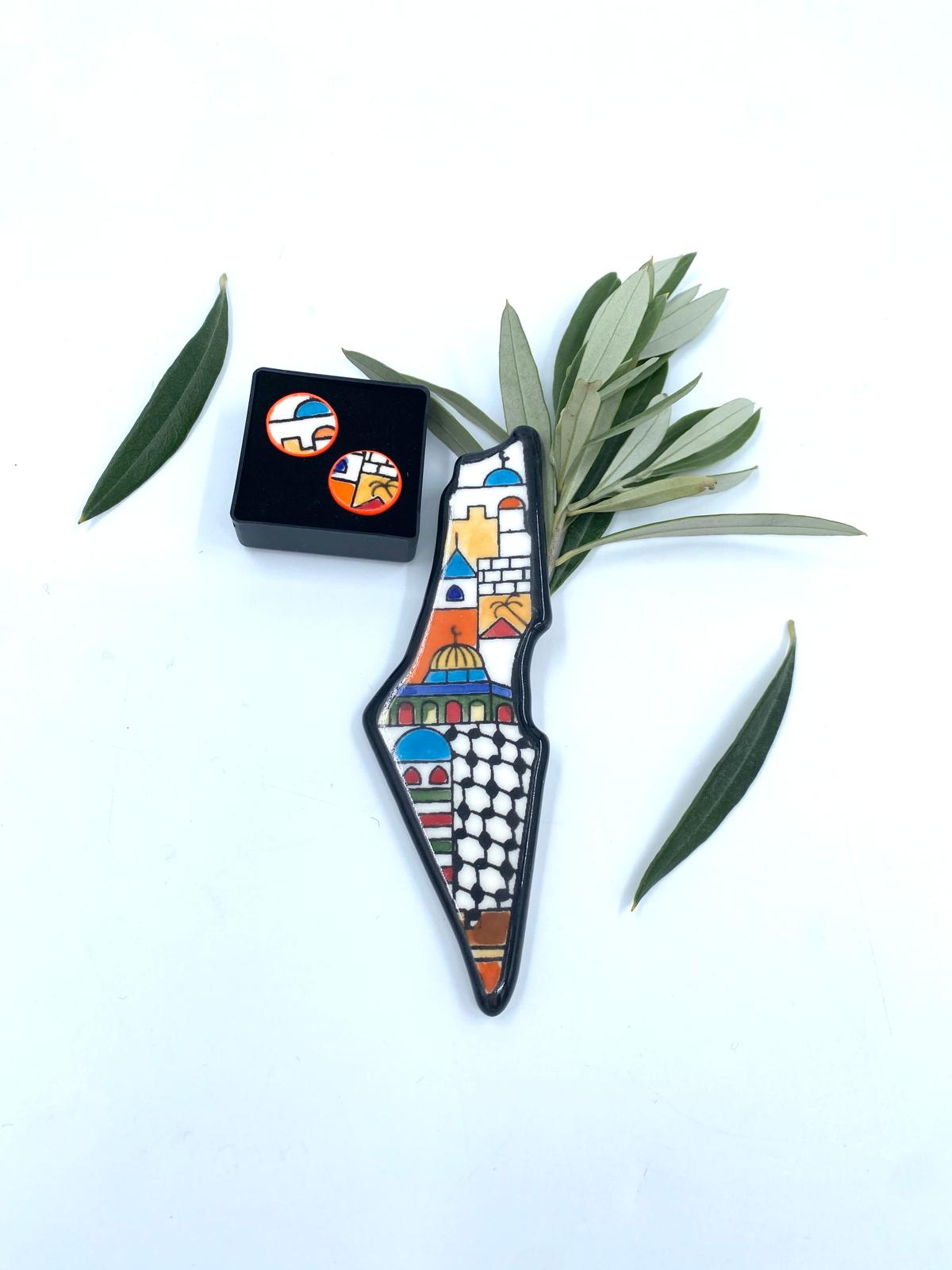 Håndlavede øreringe, 16 mm