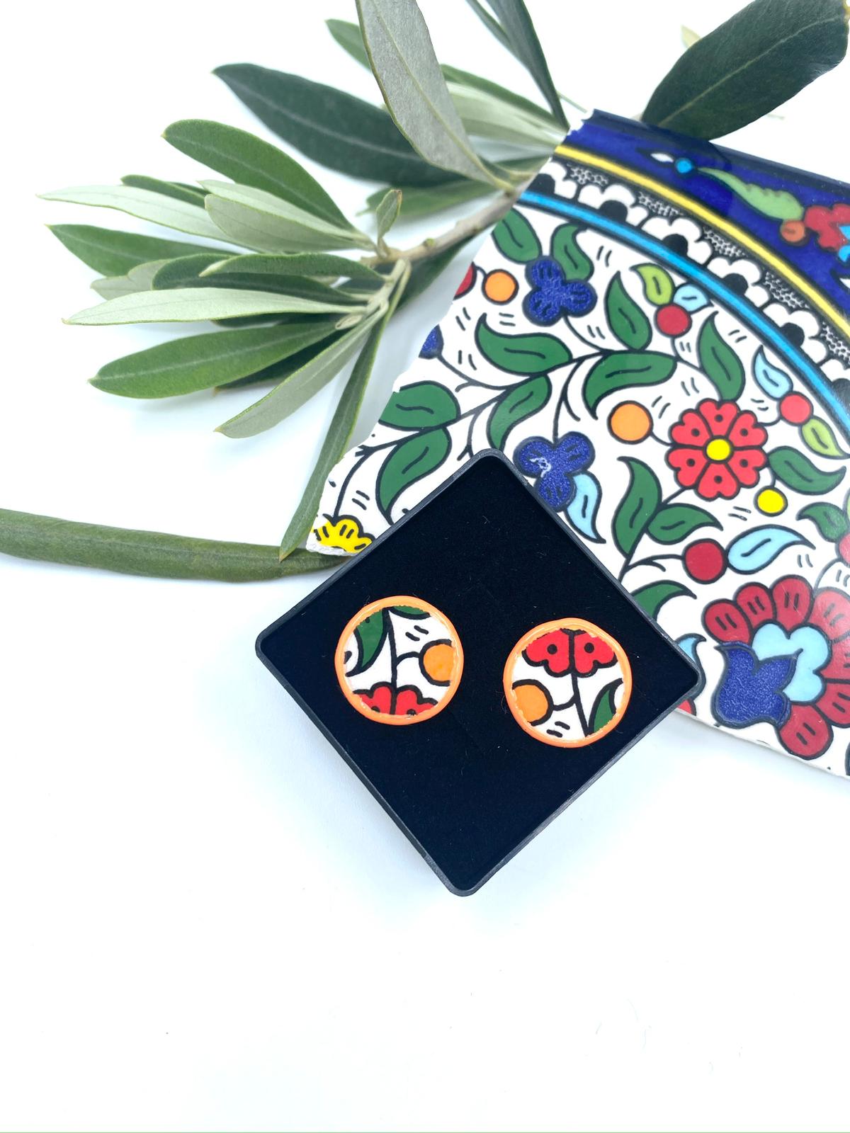 Håndlavede øreringe, 16 mm