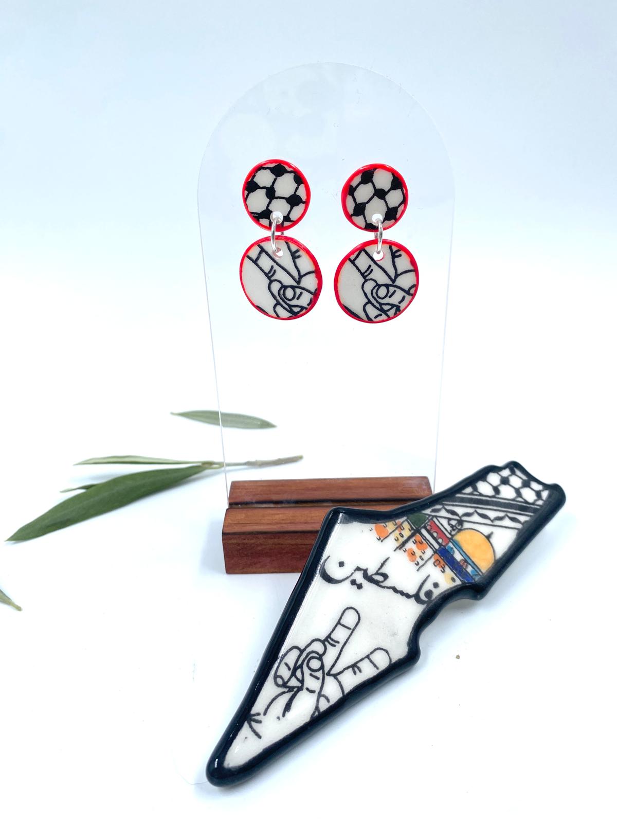 Håndlavede øreringe