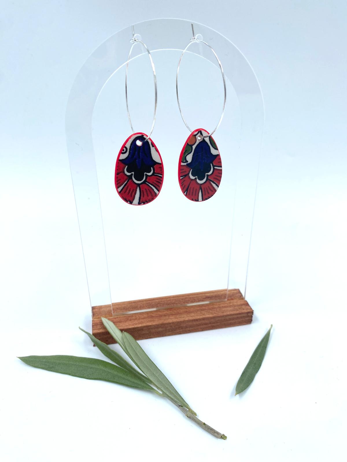 Håndlavede øreringe