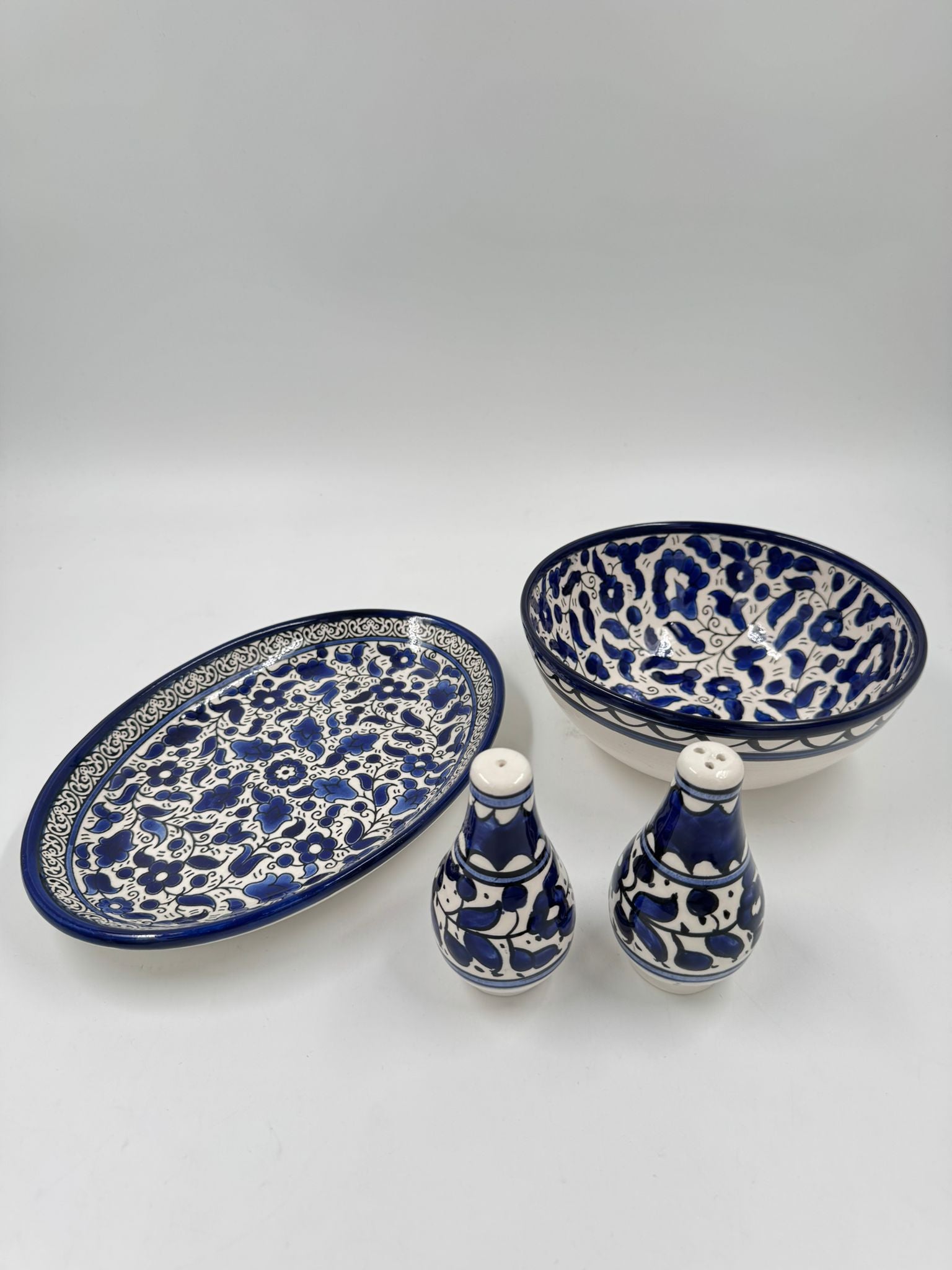 Royal Blue Serving Set