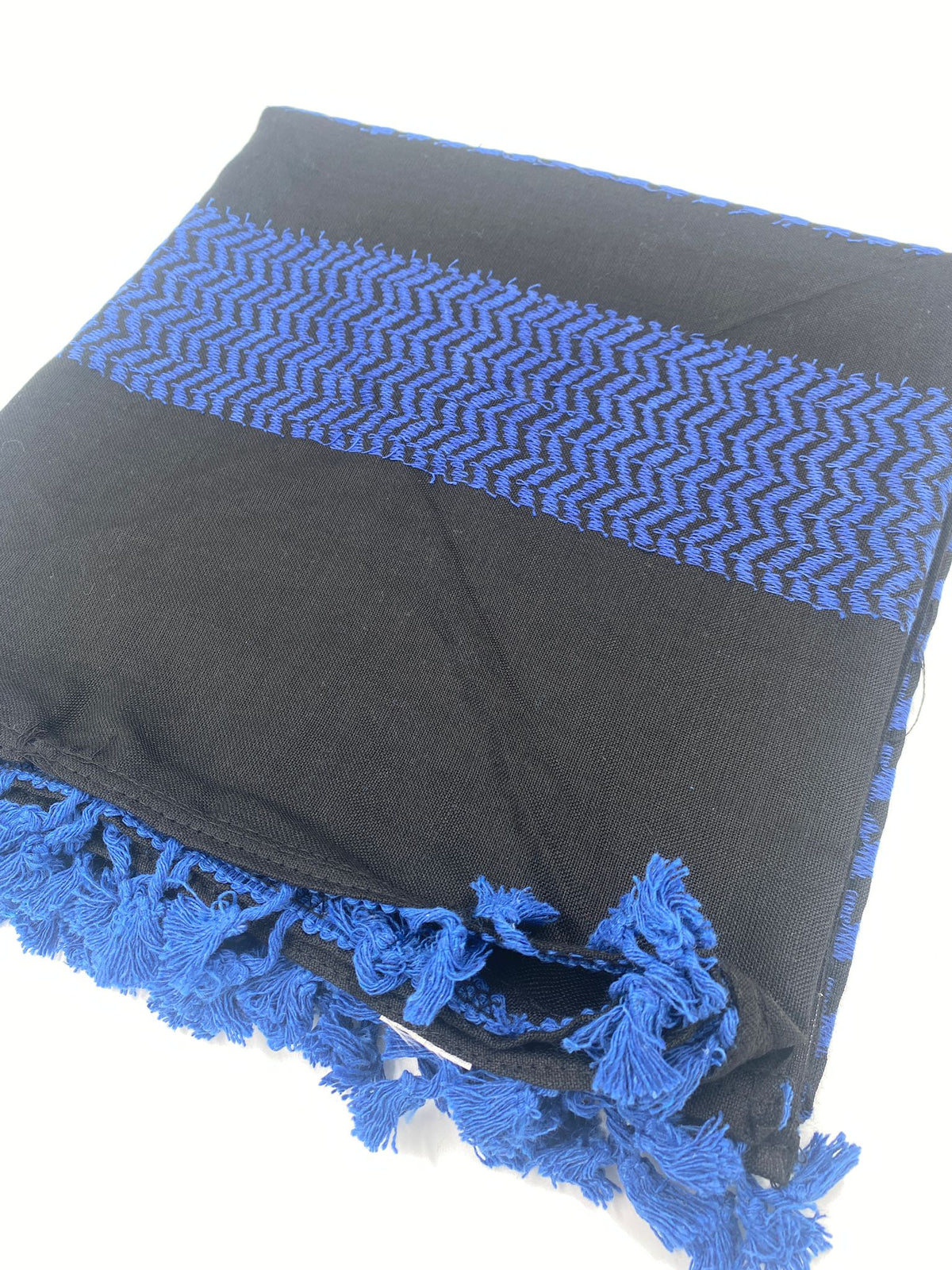 Hirbawi Kuffiyeh Black and Blue