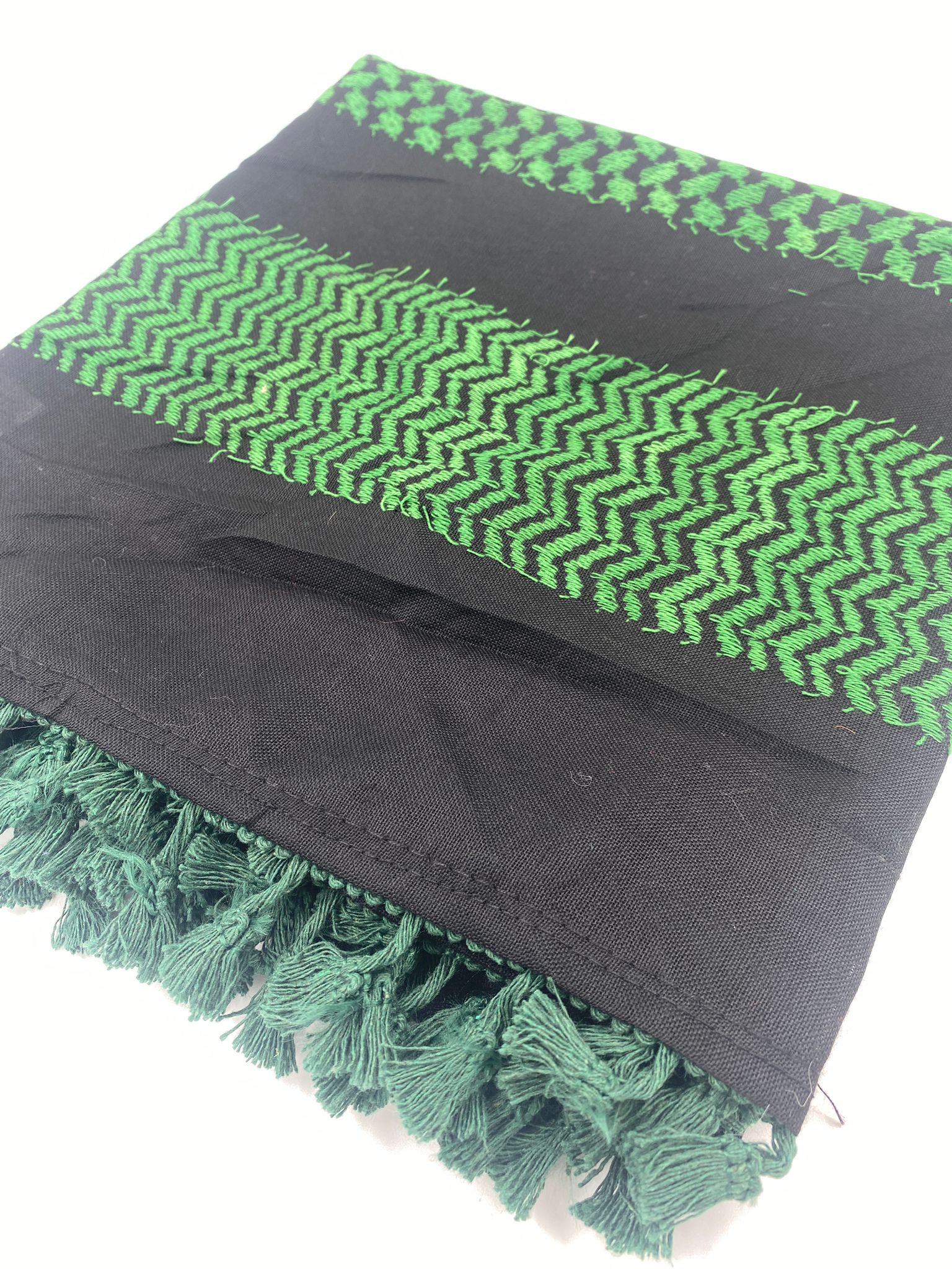 Hirbawi Kuffiyeh Black and Green