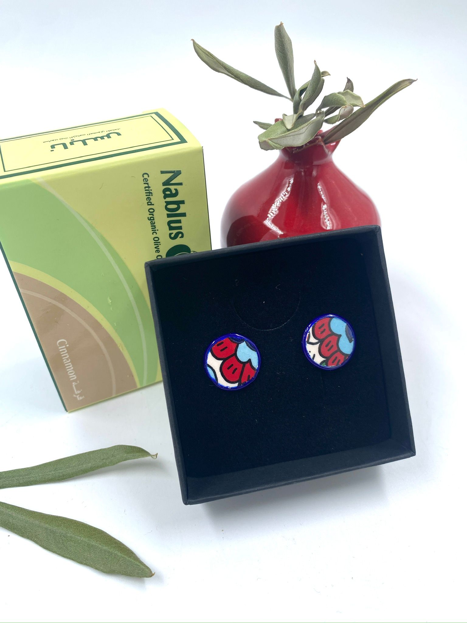 Håndlavede øreringe, 16 mm