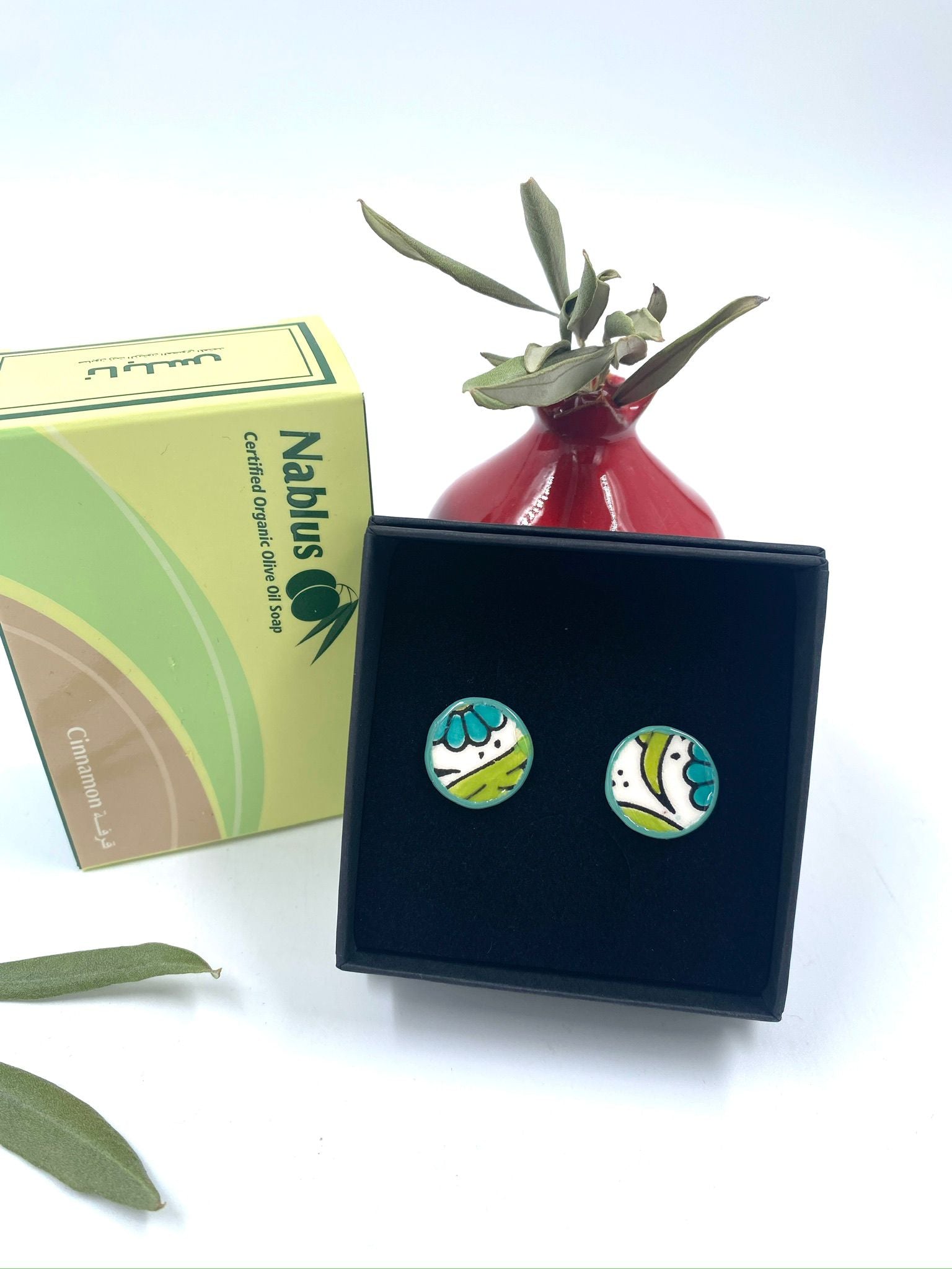 Håndlavede øreringe, 16 mm