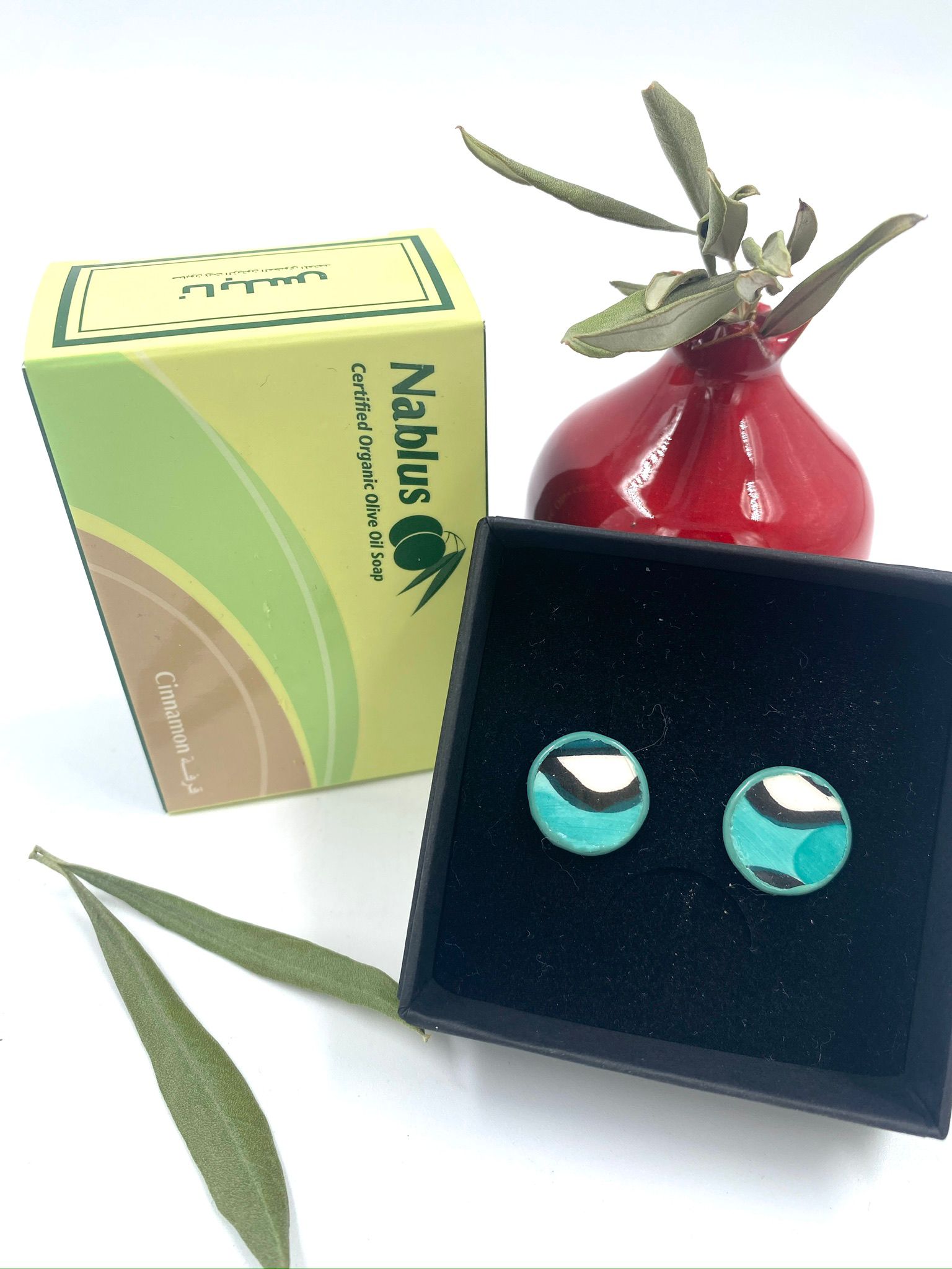 Håndlavede øreringe, 16 mm