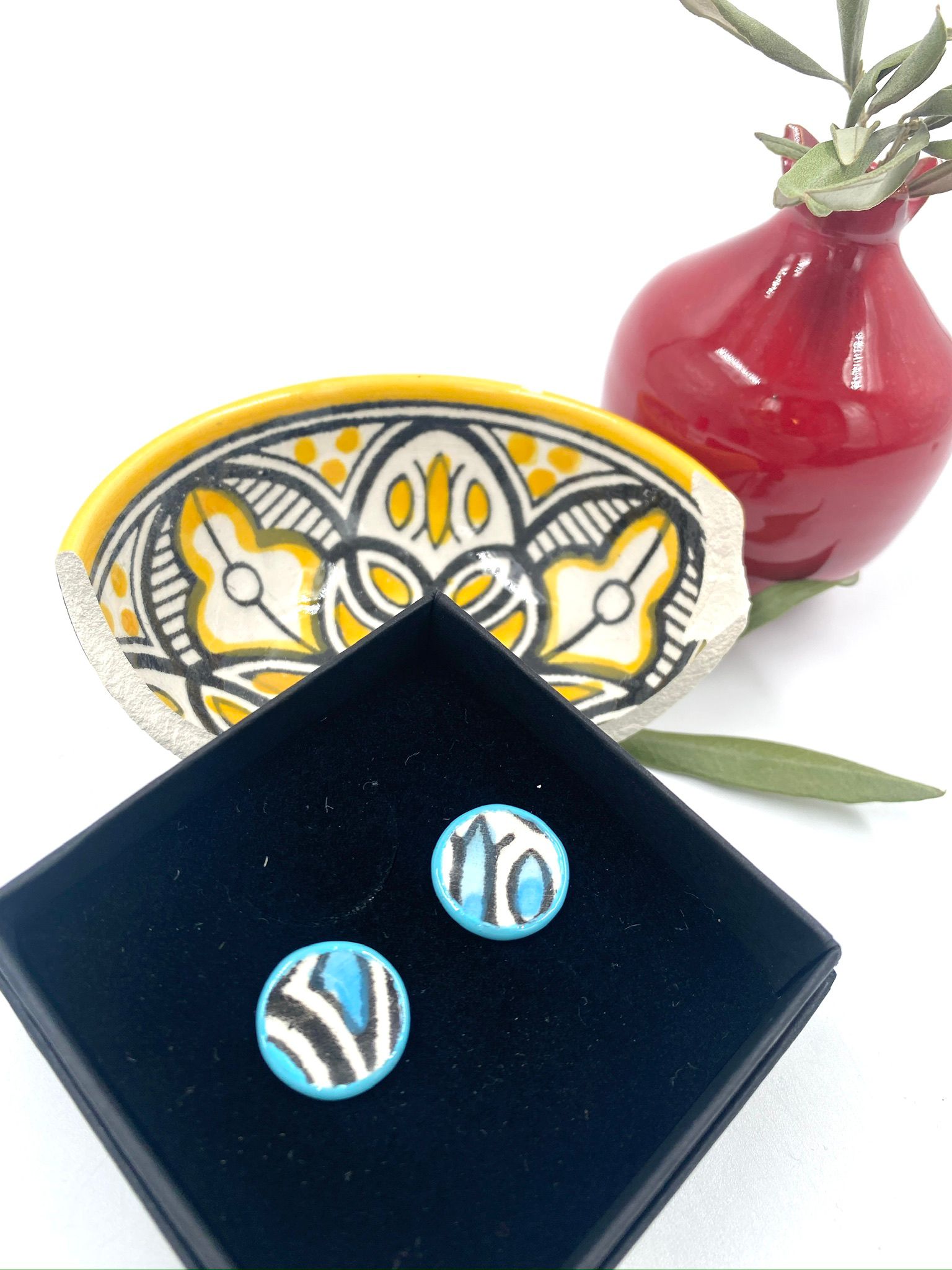 Håndlavede øreringe, 16 mm