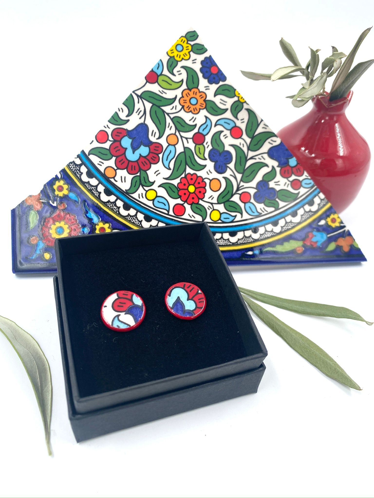 Håndlavede øreringe, 16 mm