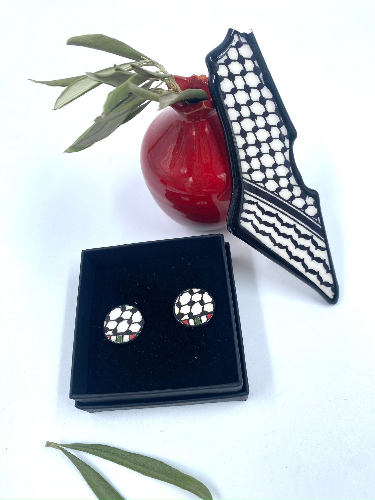 Håndlavede øreringe, 19 mm