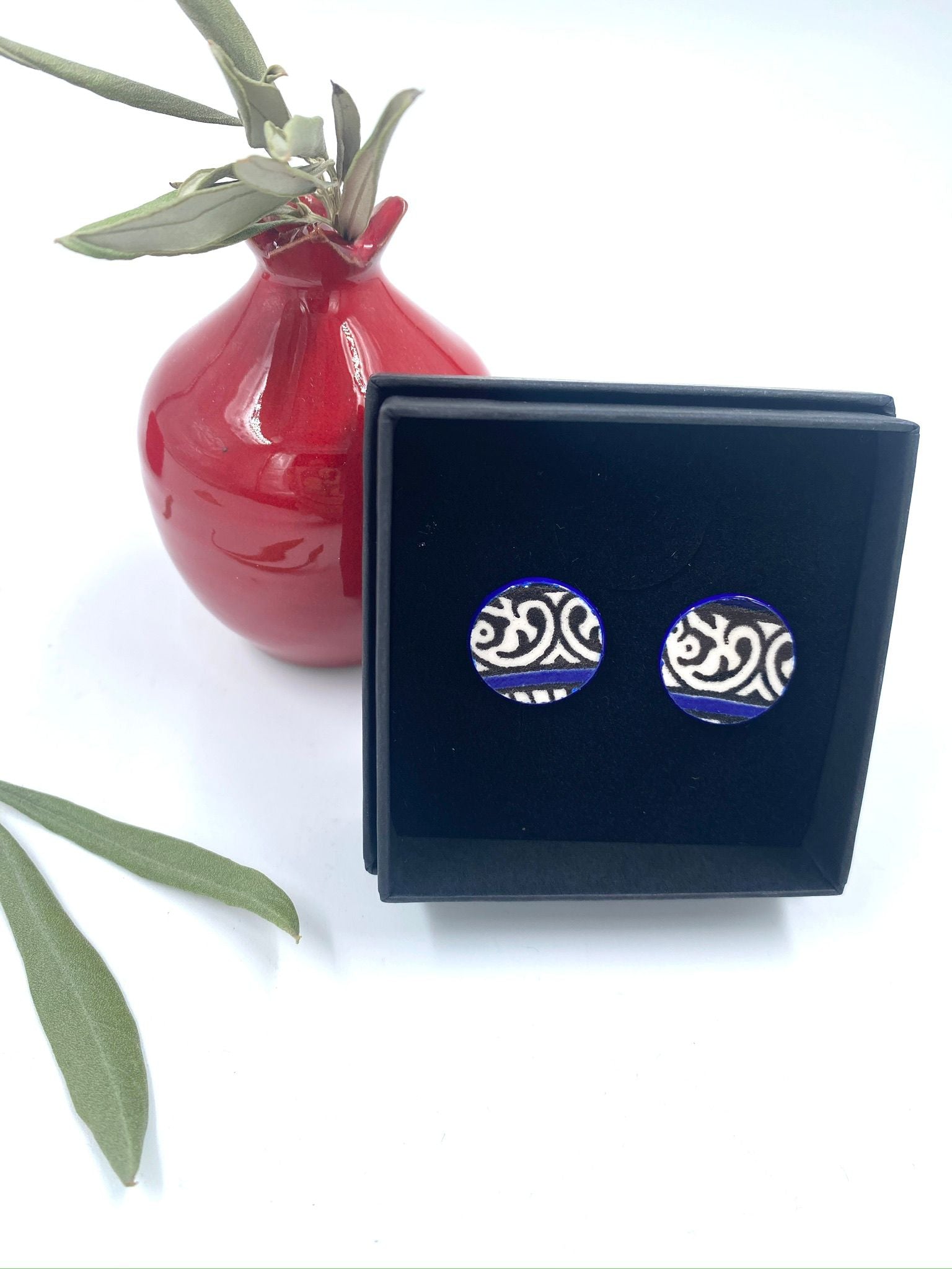 Håndlavede øreringe, 19 mm