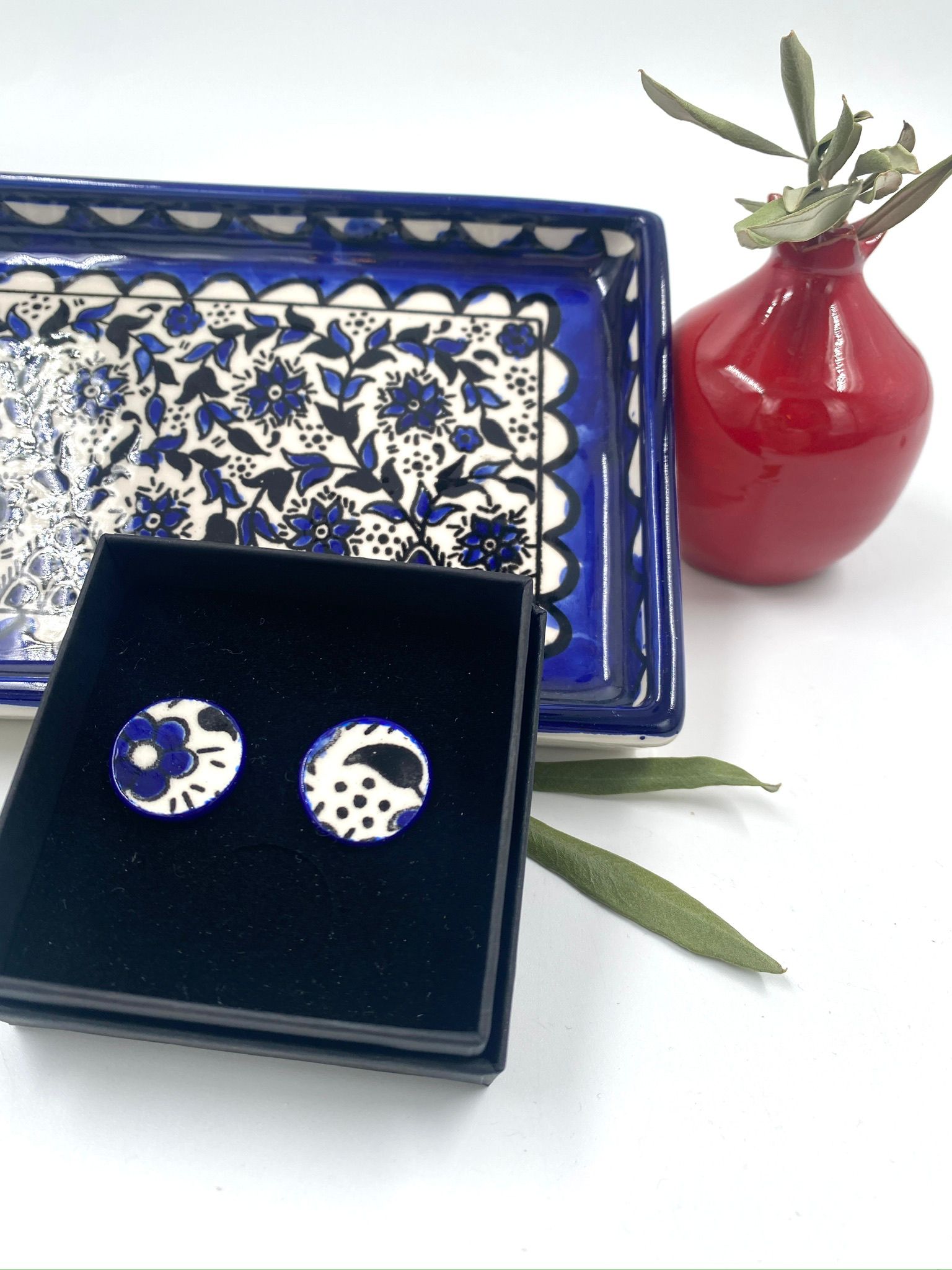 Håndlavede øreringe, 19 mm