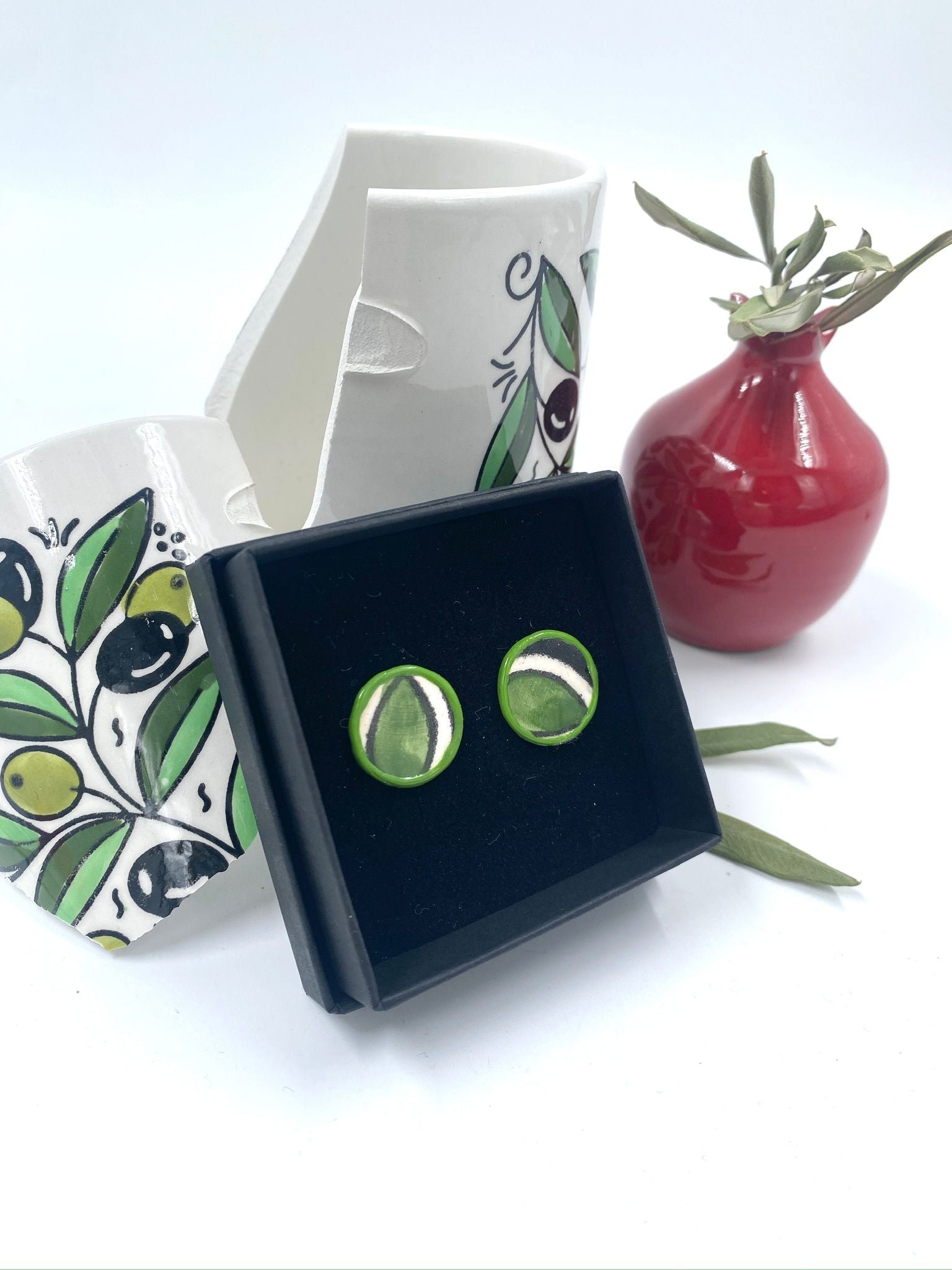 Håndlavede øreringe, 19 mm