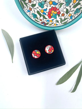 Håndlavede øreringe, 16 mm