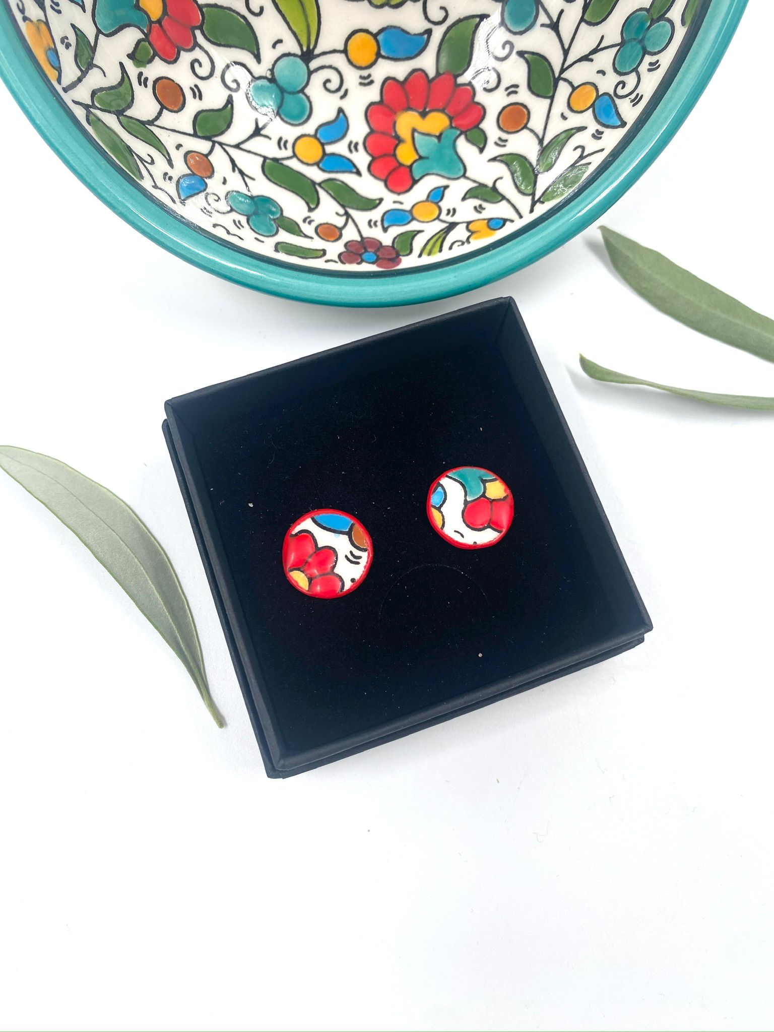 Håndlavede øreringe, 16 mm