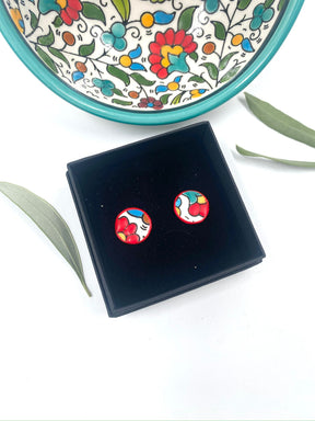 Håndlavede øreringe, 16 mm