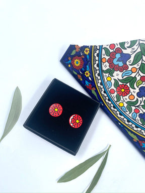 Håndlavede øreringe, 16 mm