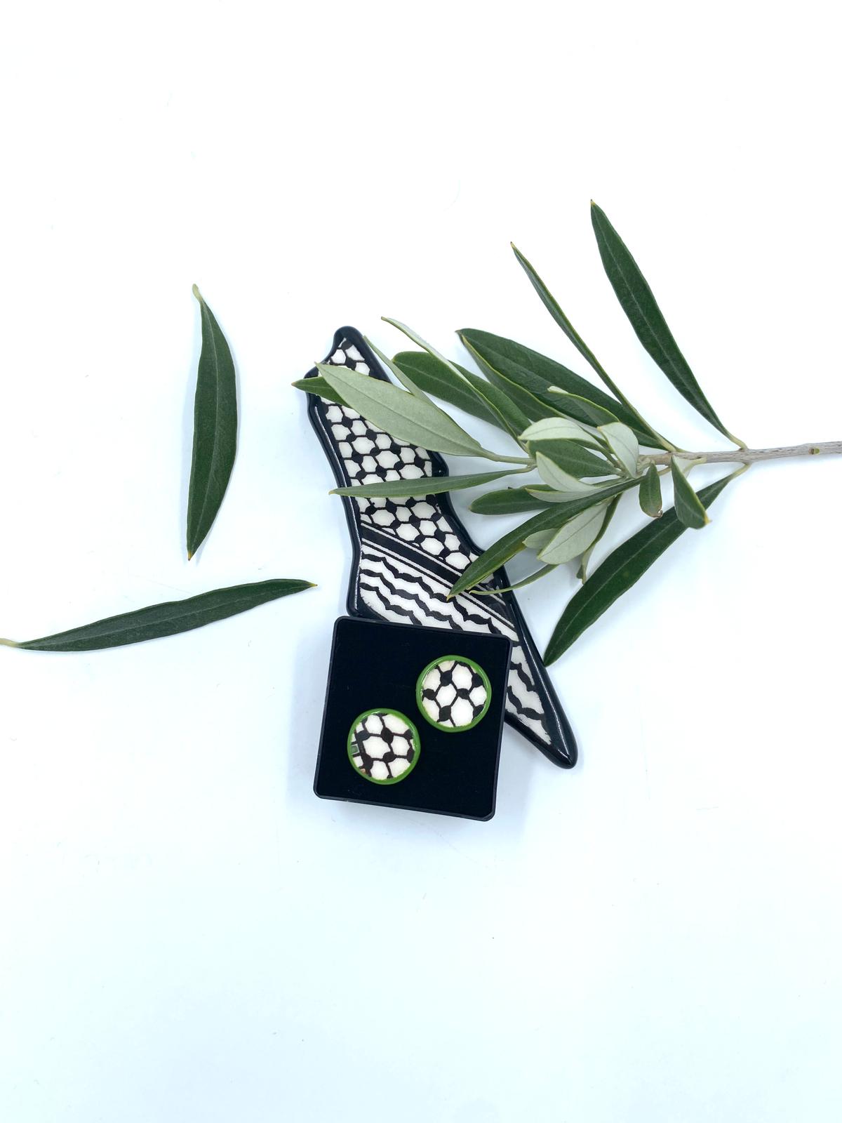 Håndlavede øreringe, 16 mm