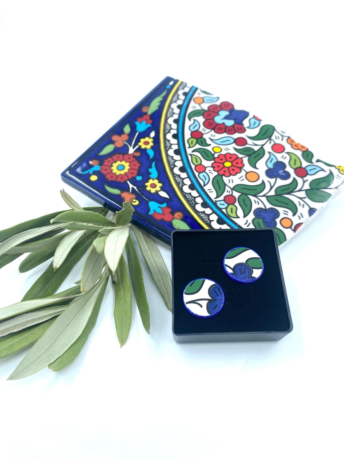 Håndlavede øreringe, 16 mm