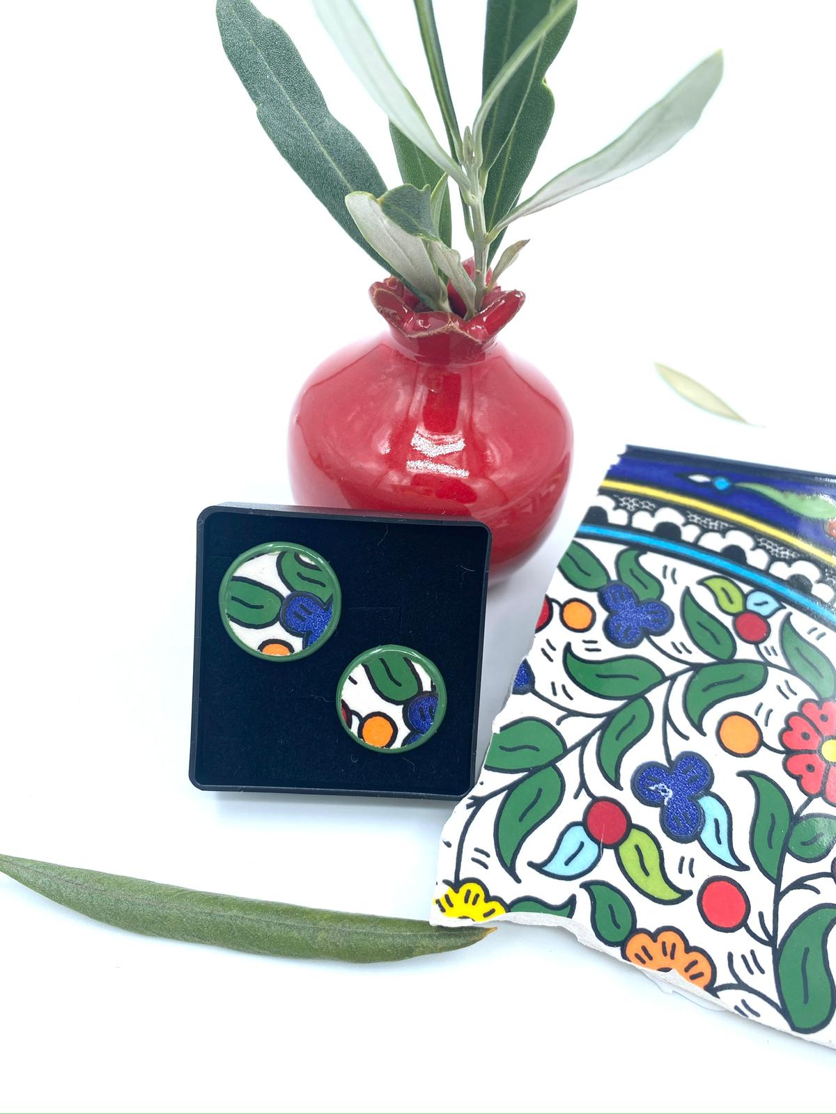 Håndlavede øreringe, 19 mm