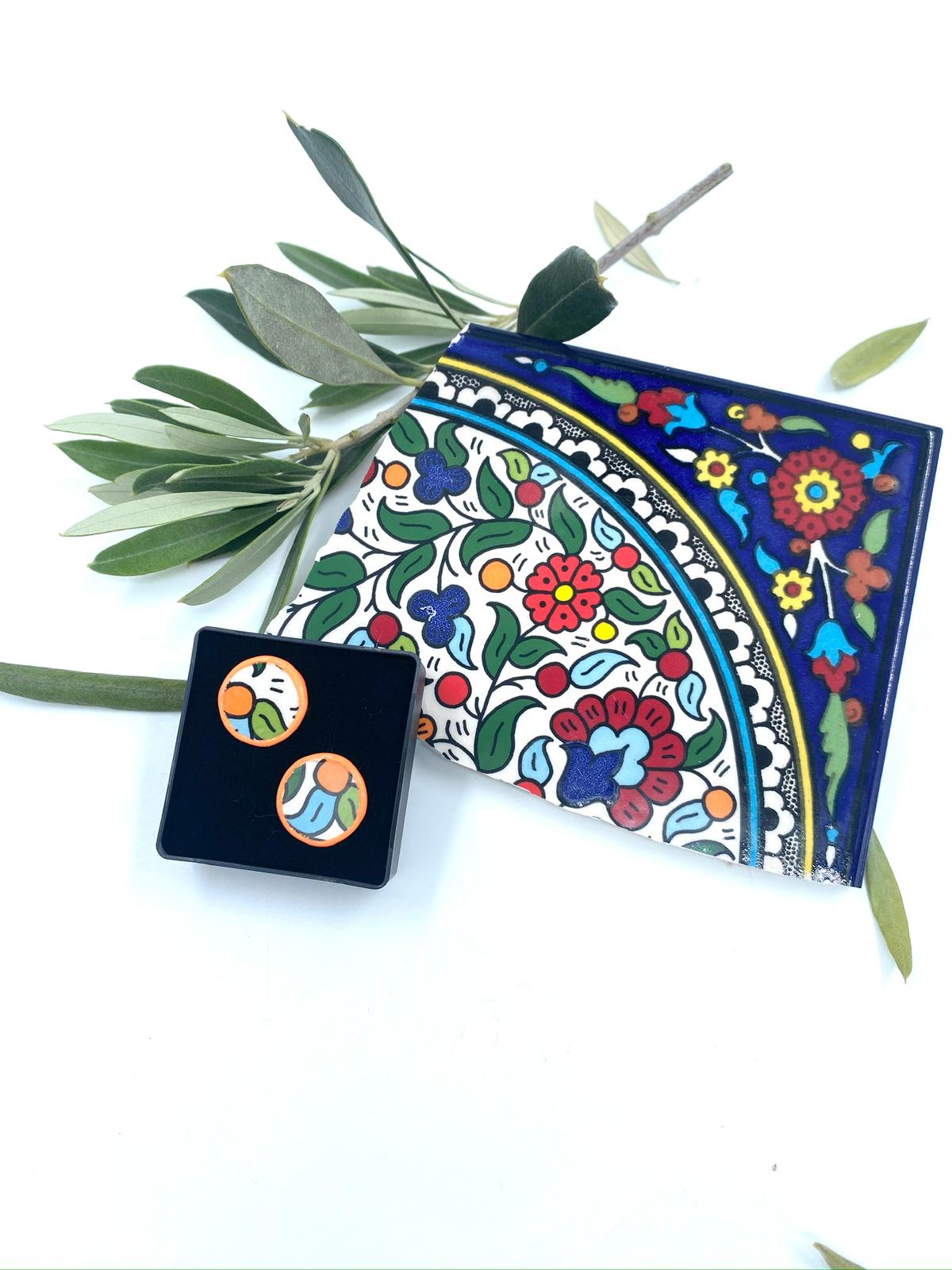 Håndlavede øreringe, 19 mm