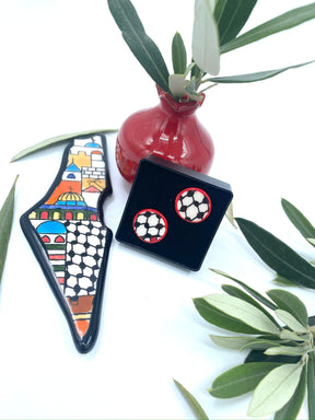 Håndlavede øreringe, 19 mm