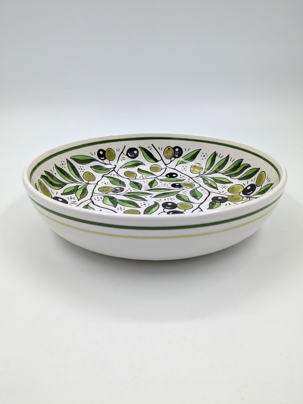 Serverings fad 23 cm - oliven